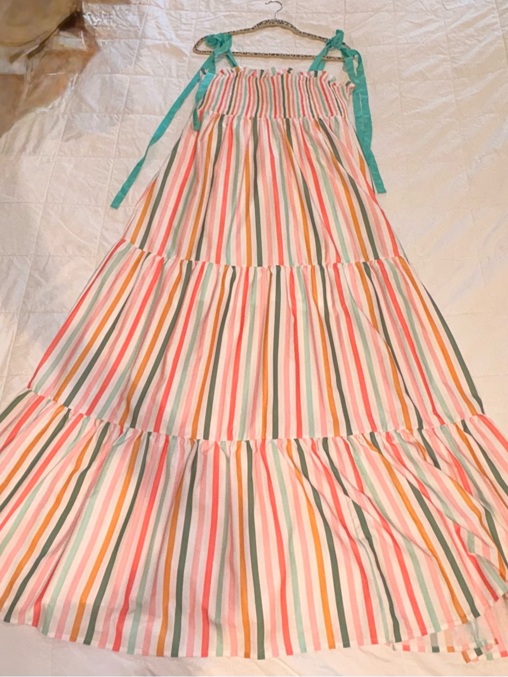 Beeson River Clothing “Flirty Trimmings” Maxi Sundress, Women’s XL w/ Pockets!! - Picture 3 of 10